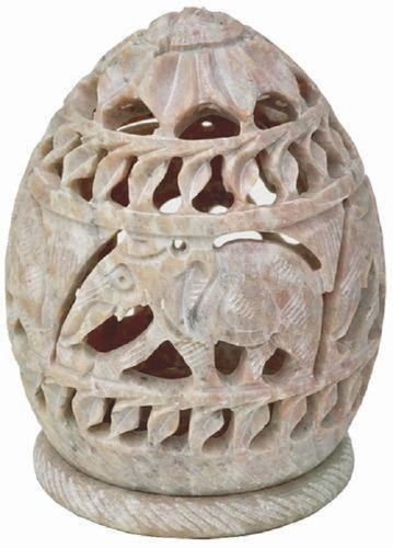 Tea Light Candle Lamp Cut Carved Work - PC Material, Energy Saving, Brown Color | Elegant Ambient Lighting, Intricate Craftsmanship, Sophisticated DÃ©cor