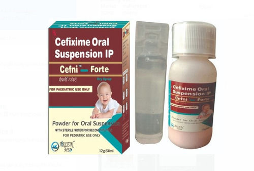 30 Ml Cefni Fortie Cefixime Oral Suspension Ip Expiration Date: 12 Months