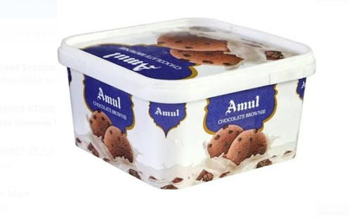910 Grams Weight Chocolate Flavour Packaging Type Box Sweet And Delicious Amul Ice Cream 
