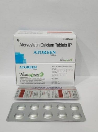 Atoreen R 10 X 10 Tablets Atorvastatin Calcium Tablets General Medicines