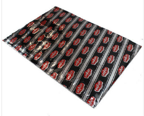 Black And Red Customized Design 8 Inch Size Printed Plastic Hdpe Packaging Bag  Size: 8Inch