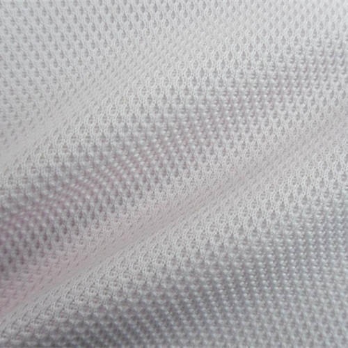 Comfortable And Breathable Skin Friendly Polyester Knitted Fabric - 100% Polyester, 1700 Meters, White, 220 GSM | Lightweight, Tear-Resistant, Washable, Smooth Texture, Stretchy