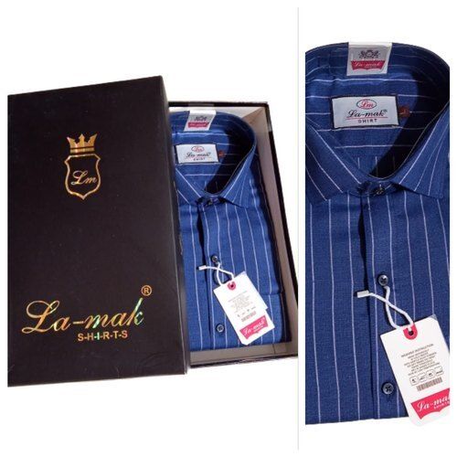 Comfortable To Wear Men Striped Shirts