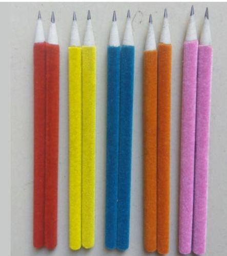 Comfortable Grip Eco-Friendly Round Shape Wooden Gray Ink Pencils For Smooth Writing