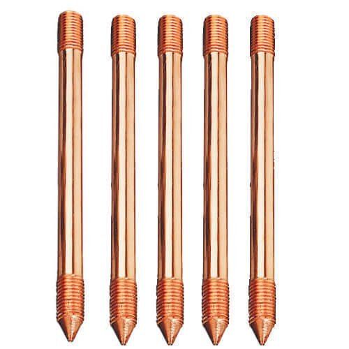 Reliable High Tensil Strength And Rust Proof Durable Copper Bonded Ground Rods For Earthing Purpose