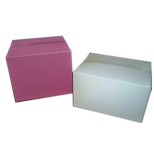 Reusable Economic Square Shape Paper Material Corrugated Packaging Box  Length: 6 To 10 Inch (In)