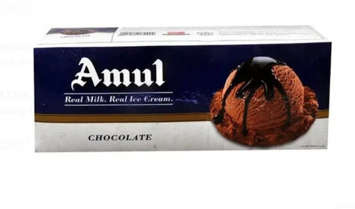 Round Shaped Chocolate Flavour Brown Color Sweet And Delicious Amul Chocolate Ice Cream 