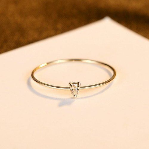 2022 New Super Minimalist Braided Twisted Thin Gold Rings For Lady  Waterproof Stainless Steel 18K Gold Plated Girl's Ring - AliExpress