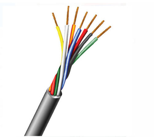 80 Meter Length Copper Material Seven Core Pvc Insulation Electric Wire Cable Capacity: 220 Watt (W)