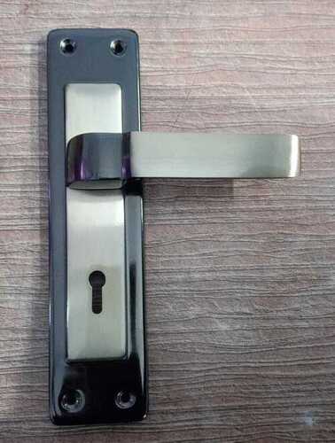 Aluminium Alloy Door Handle Lock - 200 Grams, Metallic Silver Color | Rust And Corrosion Free, Universal Design, 6 Month Warranty