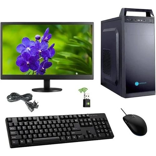 Black Cone 2 Duo 3.0 Ghz Processor 4Gb Ram 250 Gb Hdd 18.5 Led Monitor Desktop Computer  Os: Chip