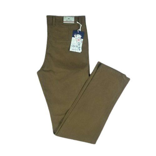 Plain Brown Men's Stretchable Cotton Trouser, Slim Fit at Rs 300/piece in  Ahmedabad