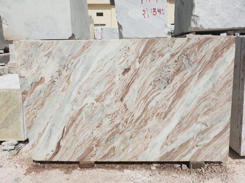 Easy To Clean Crack And Scratch Resistance Glossy Fine Finish Brown Marble Size: 3-4 Feet