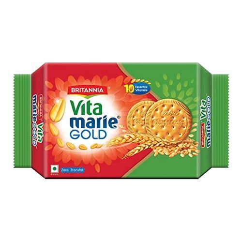 Enjoy The Delicious Flavours Britannia Vita Marie Gold Biscuits Pouch, 300 G