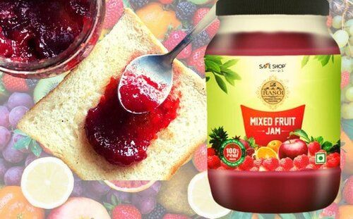 Fresh Delicious Taste Mouth Watering And Hygienically Prepared Mixed Fruits Jam  Shelf Life: 12 Months