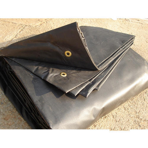 Heavy Duty Water Resistant And Long Durable Plain Black Plastic Tarpaulin Design Type: Standard