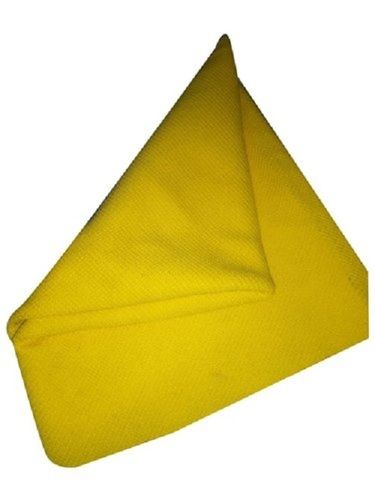 Light Weight And Soft Skin Friendly Comfortable Plain Polyester Thermal Yellow Fabric