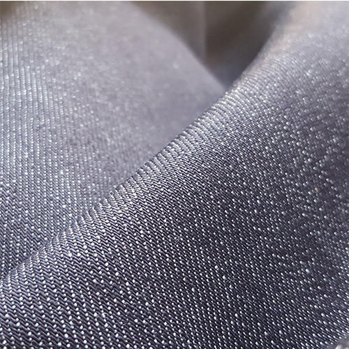 Light Weight Comfortable And Skin Friendly Grey Cotton Denim Fabric