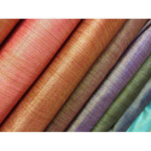 Light Weight Soft Smooth Skin Friendly And Multi Colour Plain Cotton Silk Fabric Fabric Capacity: 500 Meter