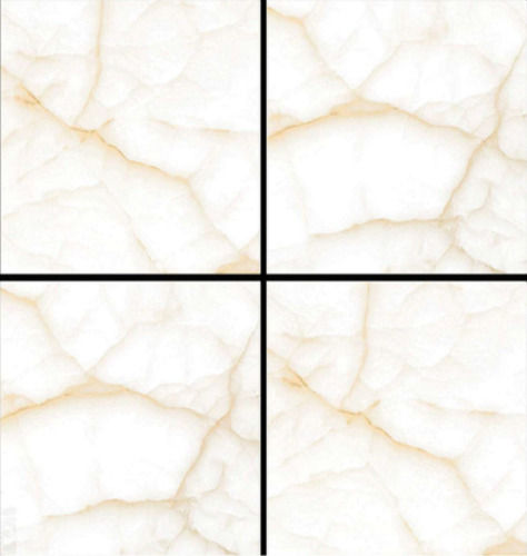 Square Long Lasting Heavy Duty Water Resistance Fine Finish White Ceramic Floor Tiles