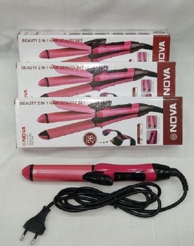 Black Nova Women Long-Lasting Straight Formaldehyde-Free Ceramic Hair Straightener.