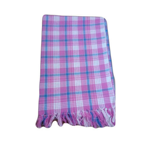 Eco-Friendly Pink And Blue Rectangular Width 30 Inches 100% Pure Cotton Hand Towel 