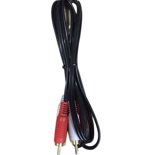 1 Meter Length Black Red And White Solid Copper Inner Conductor Audio Video Cable  Application: Telecommunication