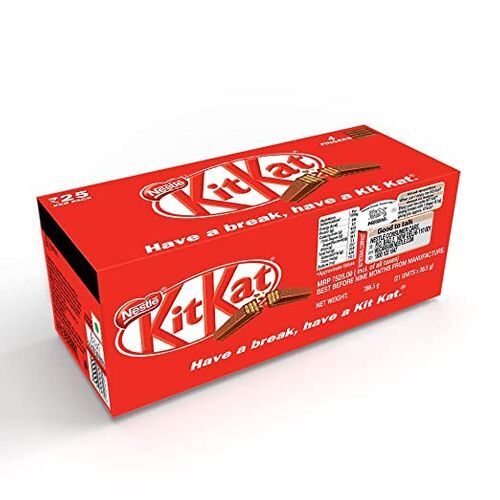 Crispy Creamy Texture Delicious Dessert Nestle Kitkat Wafer Bar 36.5G Pack Of 21 Units Sweet Chocolate