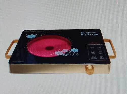 Fiber Body Electric Infrared Cooker For Cooking, Medium Size And Black Color Application: Home