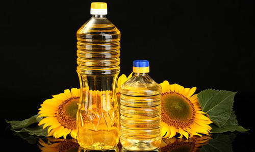 Healthy Yellow Vitamins And Minerals Rich Cooking Good In Taste Sunflower Oil