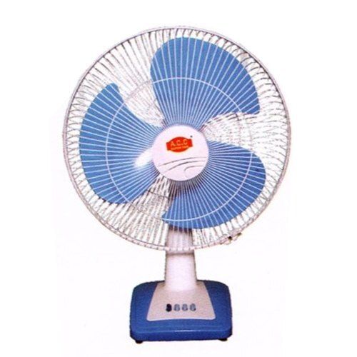 High Speed Ergonomic Design Movable Electrical Blue Table Fan  Blade Material: Plastic