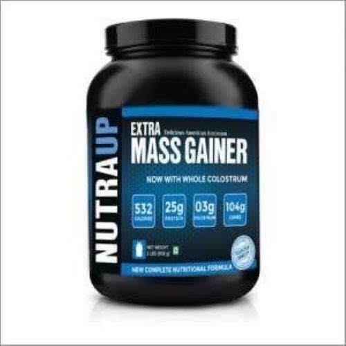 Highly Effective Easy Storage Strength And Muscle Building Nutraup Mass Gainer With Colostrum Used To Gain Enery In The Body