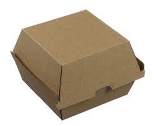 Plastic Natural Imported Kraft Customized Recyclable Brown Burger Packaging Boxes 