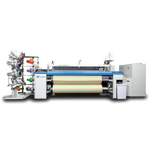 White Precision Engineered Heavy Duty Weaving Machine For Industrial Use