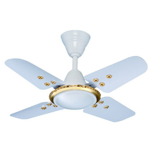 Superior Quality And Longer Durability Glossy Four Blades White Ceiling Fan