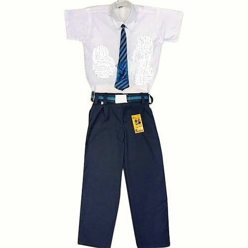 Buy Chaps Boys School Uniform Pleated Adjustable Waist Twill Casual Pants  (16H, Khaki) at Amazon.in