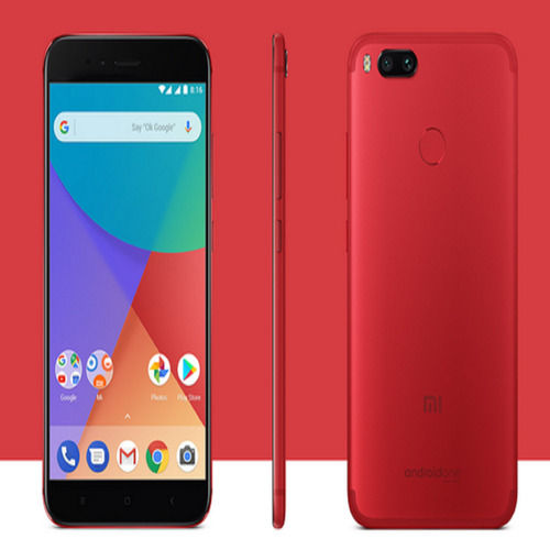 लाल 4Gb मेमोरी साइज 64Gb इंटरनल मेमोरी 4G कनेक्टिविटी Redmi Mi A1 मोबाइल फोन