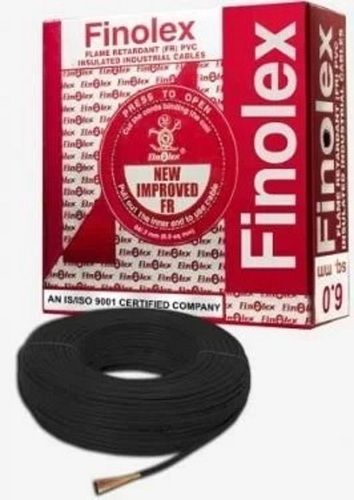 Black Colour 90 M Length 1 Sqmm Size Finolex Housing Wire Cable Application: Construction