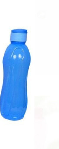 Dark Blue Colour Plastic Material Narrow Flip Top Cap Water Bottle 900 Ml Size Diameter: 2.5 Inch (In)