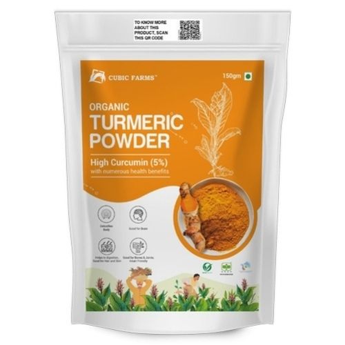 High Curcumin 5% Organic Turmeric Powder (Haldi) For Cooking