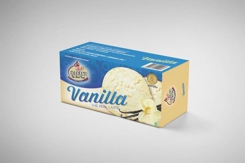 Hygienically Processed Mouth Watering Tasty And Delicious Vanilla Ice Cream