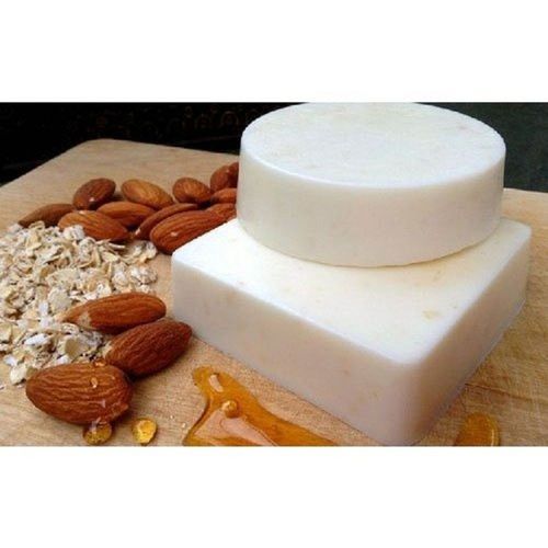 Skin Friendly And Glowing, Free From Parabens White Almond Oil Bath Soap