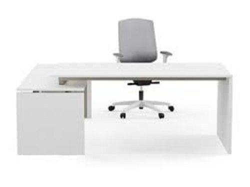 Strong And Long Durable Termite Resistance White Wooden Office Tables