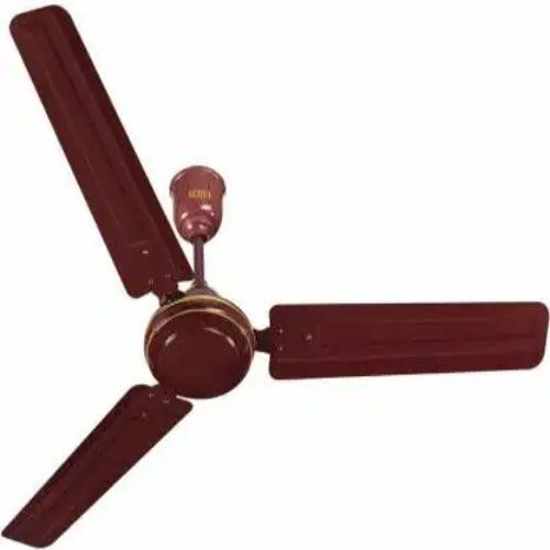 Surya Shakti 1200Mm Ceiling Fan (Brown) Blade Material: Metal