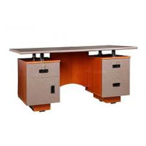Termite Resistant And Easy To Clean Elegant Look Office Wooden Table