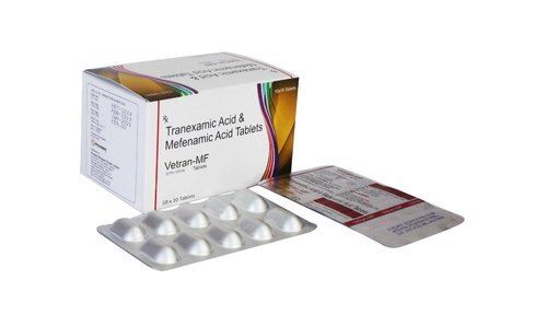 Tranexamic Acid And Mefenamic Acid Tablet, 10x10 Tablets