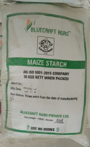 50 Kg 99 Percentage Pure With 3 Year Shelf Life White Maize Starch Powder 