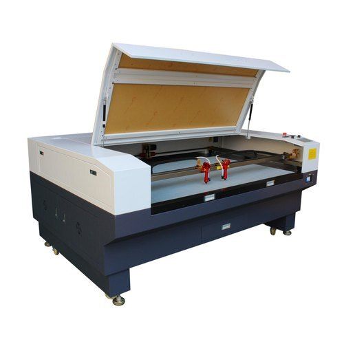 Blue And White Acrylic Laser Material Semi Automatic Co2 Laser Cutting Machine  Cutting Speed: 100 M/S