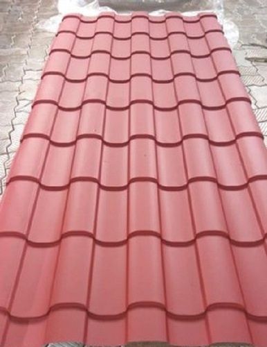 Steel Highly Efficient Water Proof Corrosion Resistant Rust Free Plain Red Roofing Sheet 