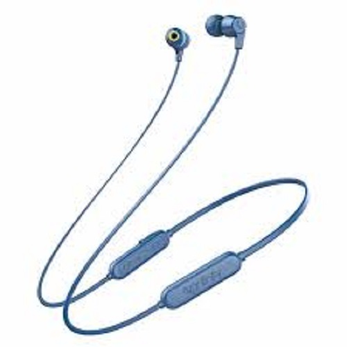 Bluetooth Earphones - Silicon Body, Lightweight Design, Blue Color | Wireless Audio, Comfortable Fit, Syncs Up to Eight Devices